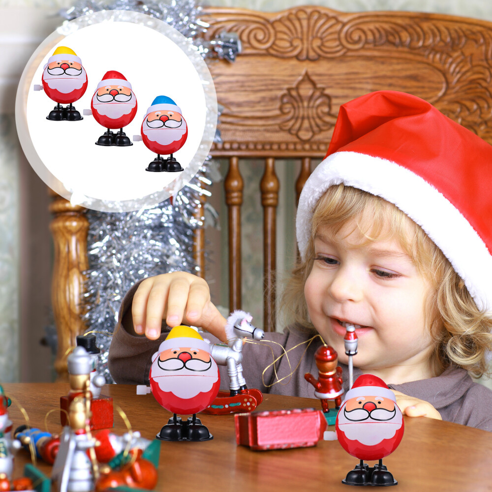 3 PCS Plastic Christmas Windup Toy Child Clockwork Walking eBay