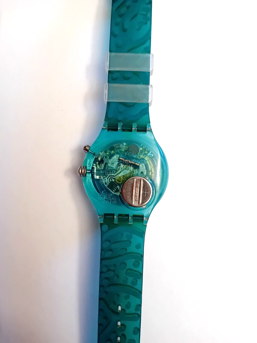 Swatch Scuba Loomi Nuovo NOS Reef SDL900 1997 Vintage Orologio da 