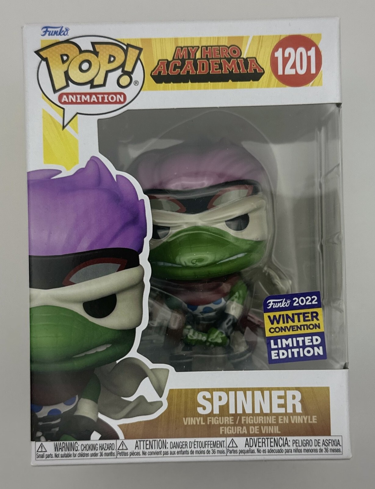 Funko Pop! Animación - Figura Vinilo Convención De Invierno Mha Spinner 1201 2022 Nueva En Caja