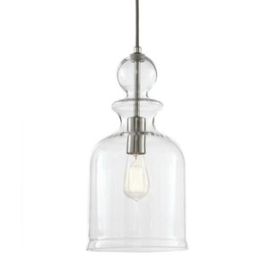 Home Decorators Collection 1 Light Brushed Nickel Pendant 229