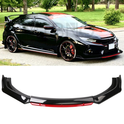 For 2025 Up Honda Civic 11th Gen Yofer Glossy Black Front Bumper Lip Splitter for Sale - emgCarTech