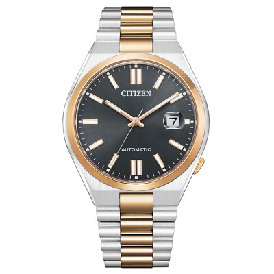 CITIZEN TSUYOSA Nur Zeit Automatik Uhr mit Datum NJ0154-80H Bicolor