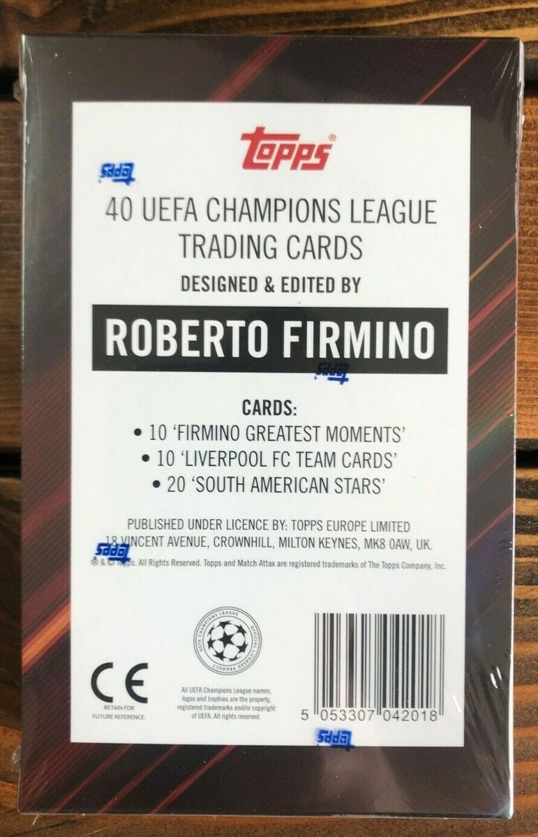 Topps UEFA Champions League Roberto Firmino Curated Set O Jogo Bonito -  SEALED