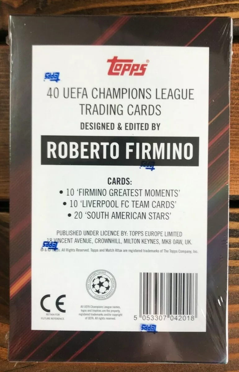 Topps UEFA Champions League Roberto Firmino Box 'O Jogo Bonito'  Lot of 2!