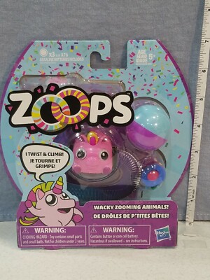 Hasbro Zoops Electronic Twisting Zooming Climbing Toy Pink Unicorn Unopened 