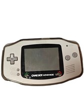 Gameboy Advanced Mario Luigi Artic White Console
