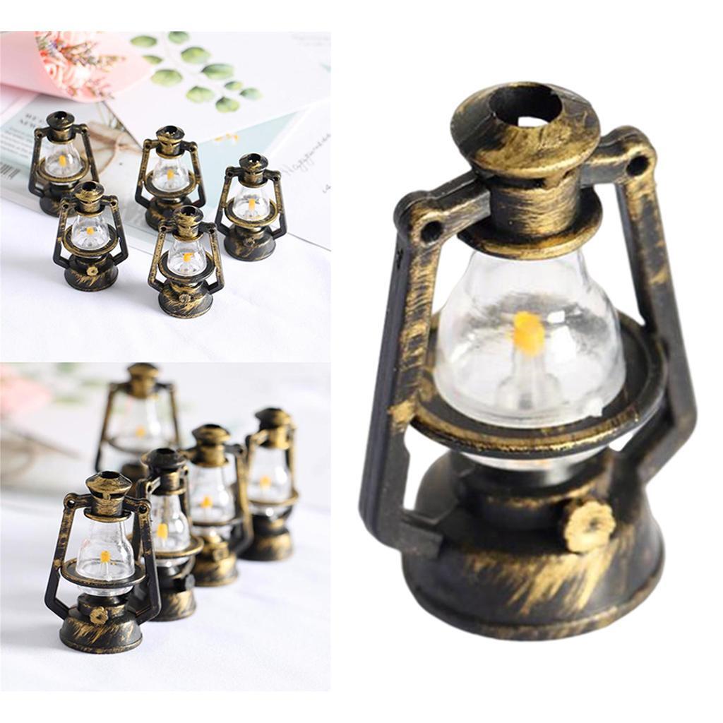 Dollhouse Miniature Ornaments Decoration House Lamps Decor Accessories