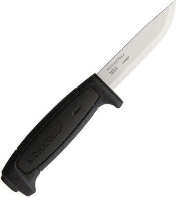 Mora Basic 511 3.5'' Fixed Blade Black Polypropylene Handle Knife
