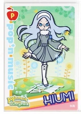 Pop'n Music Card PI21N039 Hiumi KONAMI Japan Game Character