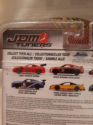 JADA Toys-JDM Tuners 2002 Honda NSX Type-R Japan (yellow) New In