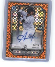 Adrian Gil Bowman Chrome 2026 Orange /25