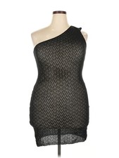 PrettyLittleThing Women Black Cocktail Dress XXL