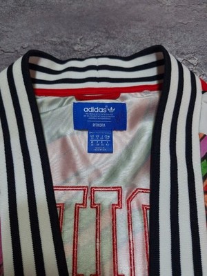 Vintage Adidas x Rita Ora Y2K Dragon Print Track Top Jacket Women