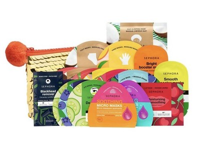 New  Sephora Collection Holy Sheet Set 20-Piece Head to Toe Masks Gift Set