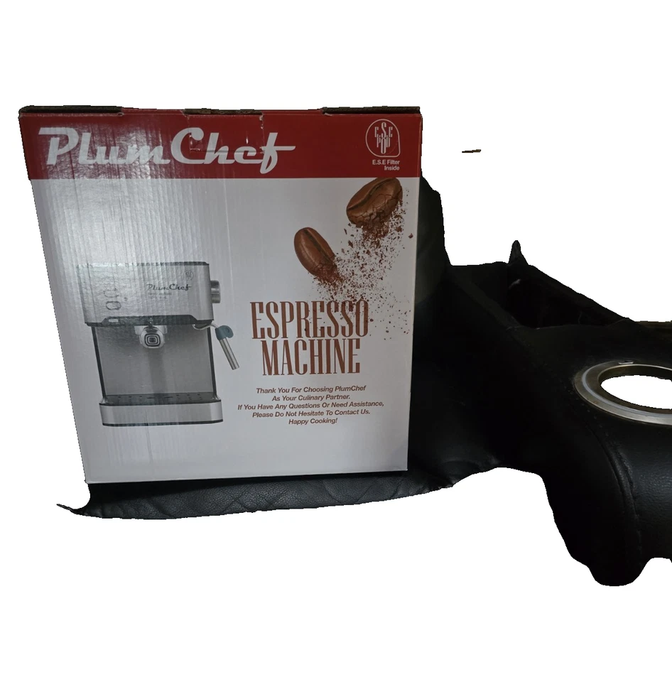 Máquina de café espresso Plum Chief KFJ6870 con espumador de café S.S nueva Foto 3 de 4