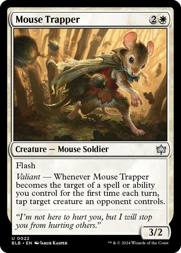 Mouse Trapper [Bloomburrow Foil - 22] NM