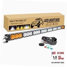 44 Inch 240W Dual Color Single Row LED Light Bar 44 inch 240W  Wiring Harness