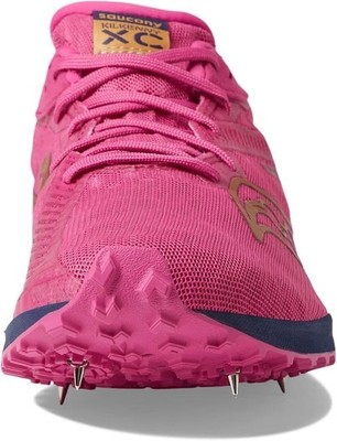 Saucony Kil Kenny XC Spike Cross Country‎ Running Sneakers Shoes Mens 9 Pink Saucony Men main image 4