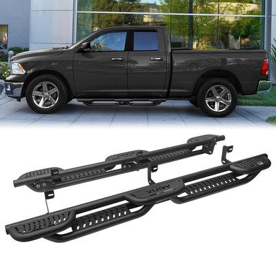 For2009-2025 DodgeRam Quad Cab1500(19-24 Classic ONLY) Side Steps Running Boards