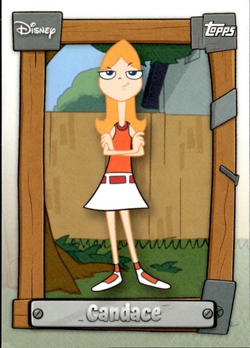 Candace [Black] #P&F-10 2026 Topps Disney Neon Phineas and Ferb card