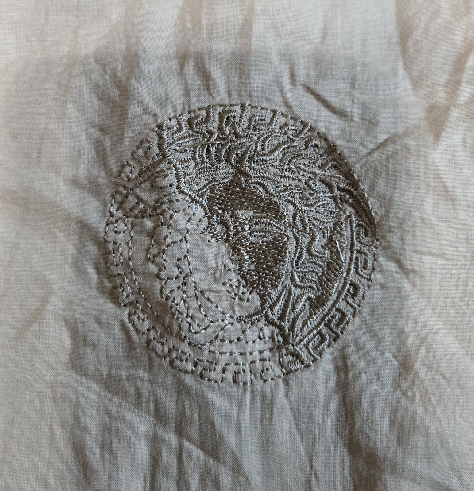 Versace Classic Beige Button Down Small - image 3