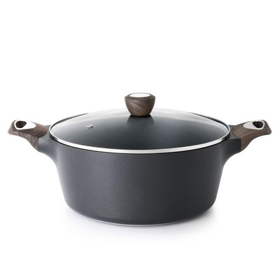 Nonstick Stock Pot 6.6 Quarts Soup Casserole Induction Compatible SENSARTE Pasta