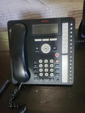 Lot of 3 Avaya 1616 I IP Office Phones w/ Handsets Stands, need POE, no power