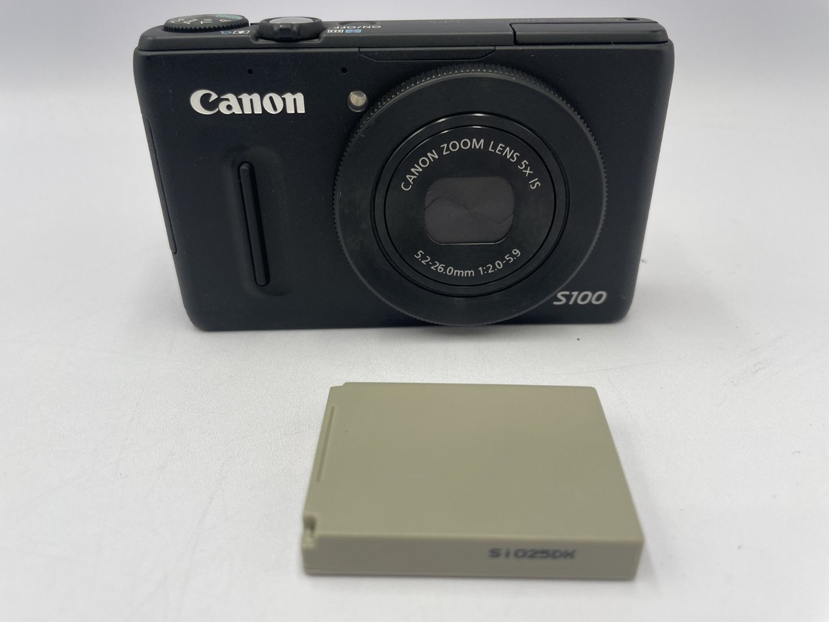 N MINT Canon PowerShot S100 12.1MP Digital Compact Camera