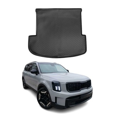 OMAC Cargo Mats Liner for Kia Telluride 1.gen 2020-2025 3nd Row Waterproof Black
