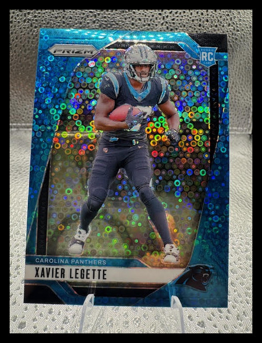 2024 Prizm - Xavier Legette - No Huddle Blue Disco /99 - RC - #398