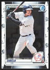 2020 Bowman Chrome Prospects Antonio Cabello #BCP-85 New York Yankees