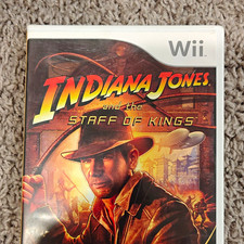 LucasArts Indiana Jones and the Staff of Kings Nintendo Wii Manual T NTSC-U/C