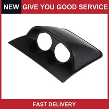 Universal 2" Dual 2 Hole Car Console Dashboard Gauge Holder Shell Pack of 1