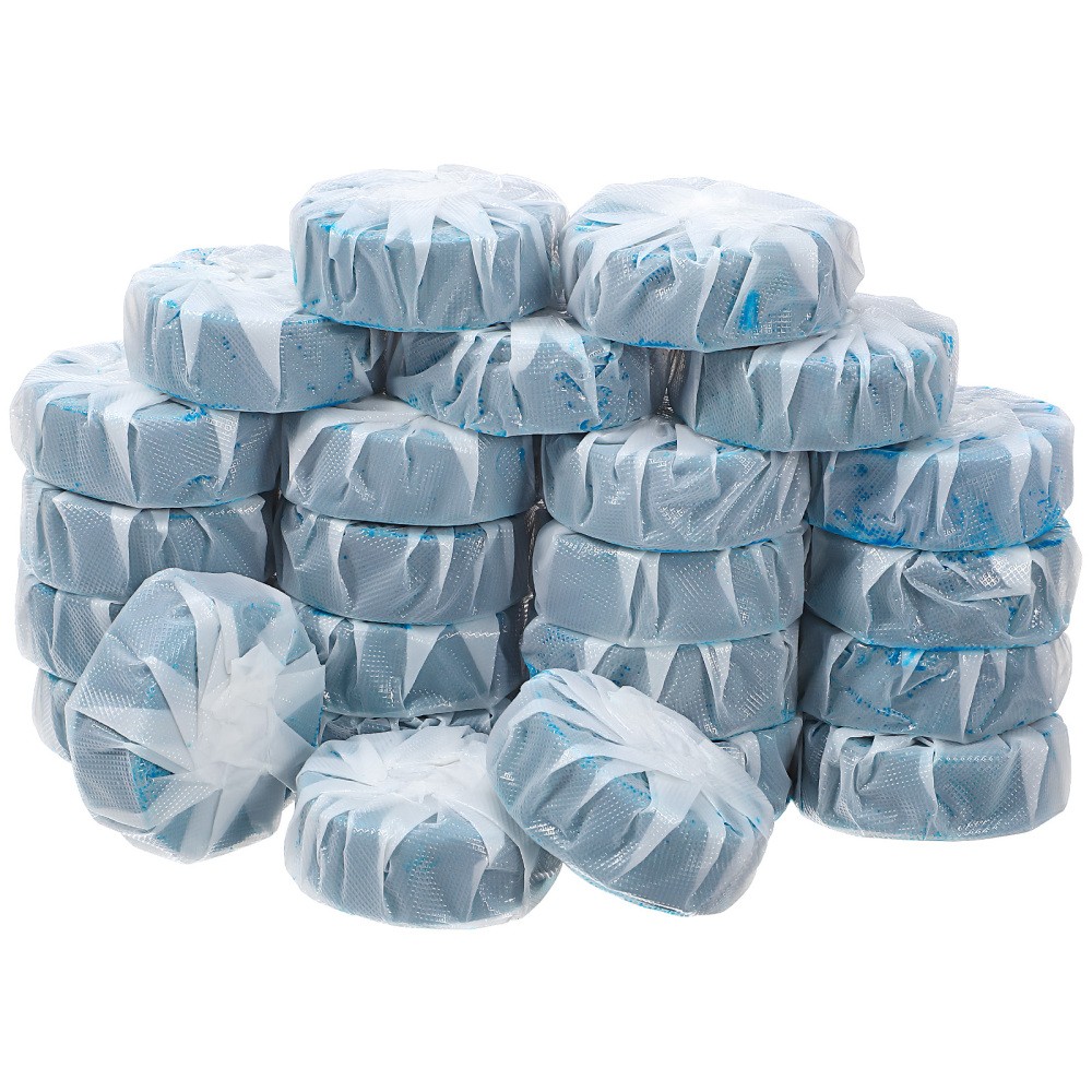 72 Stück WC Wasserkasten Tabs Entkalker und Reiniger Spülkasten Tabs Blauspüler