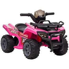 Kids Ride-on Electric Four Wheeler ATV, Quad with Music, Pink