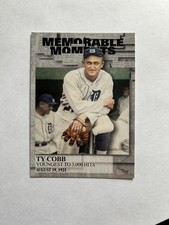 2017 Topps Memorable Moments #MM32 Ty Cobb Detroit Tigers