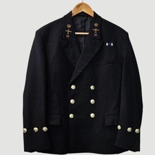 Vintage 1950s British Royal Navy dress uniform double breast blazer jacket 40
