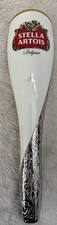 Stella Artois 12" Beer Tap Handle White Silver Red Man Cave Belgium