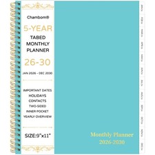 2026-2030 Monthly Planner, 5 Year Monthly Planner/Calendar 2026-2030, 60-Mont...