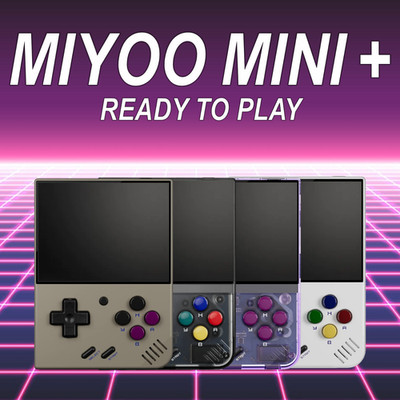 Miyoo Mini Plus +  Portable Handheld Retro Game Console with 64GB - US Seller