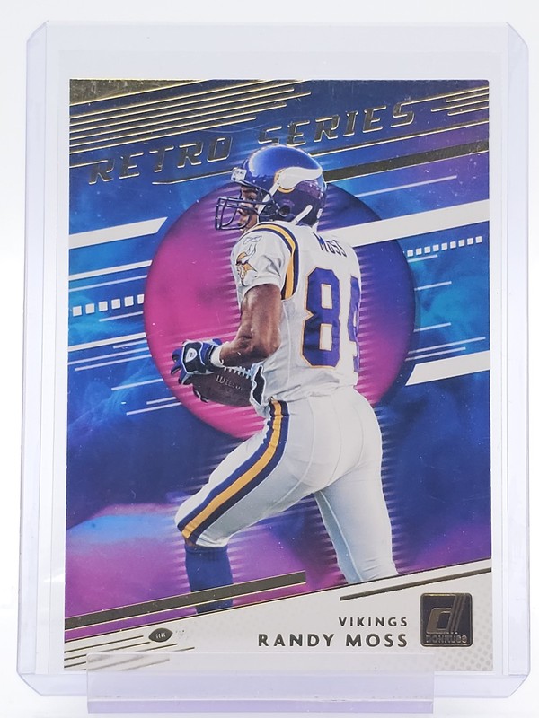 RANDY MOSS 2020 DONRUSS RETRO SERIES #RS-RM FOOTBALL MINNESOTA VIKINGS Q7183