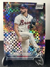 SPENCER STRIDER 2022 TOPPS STADIUM CLUB CHROME ROOKIE X-FRACTOR RC Q0443