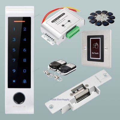 HOMSECUR IP66 APP WIFI RFID Access Control Set NO Strike Lock