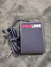 Proline Metal Momentary Footswitch Pedale 1/4" Jack Amplificatore Chitarra Effetti