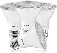 4 Pack PAR20 LED Bulbs, 50W Equivalent, 3000K Soft White, Dimmable LED Spotlight