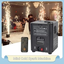 450W Mini Cold Spark Machine Indoor Outdoor Fireworks Fountain for Wedding Party