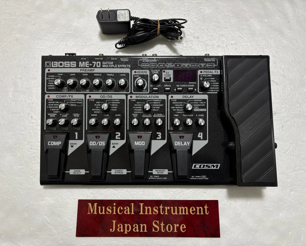 【ジャンク】BOSS ME-70 Boss ME-70 Guitar Multiple Effect Pedal Processor with Adapter