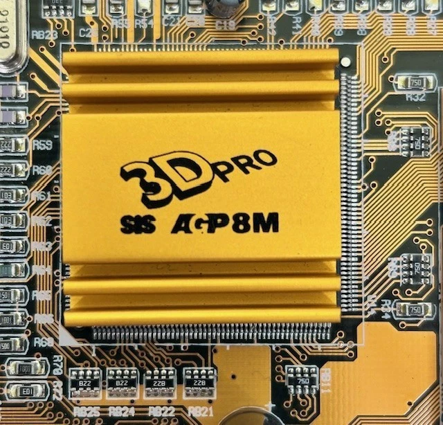 SIS AGP8M 3DPro PC100 - 2 x ISA, 3 x PCI Slots Socket 7 Motherboard - Image 3 of 4