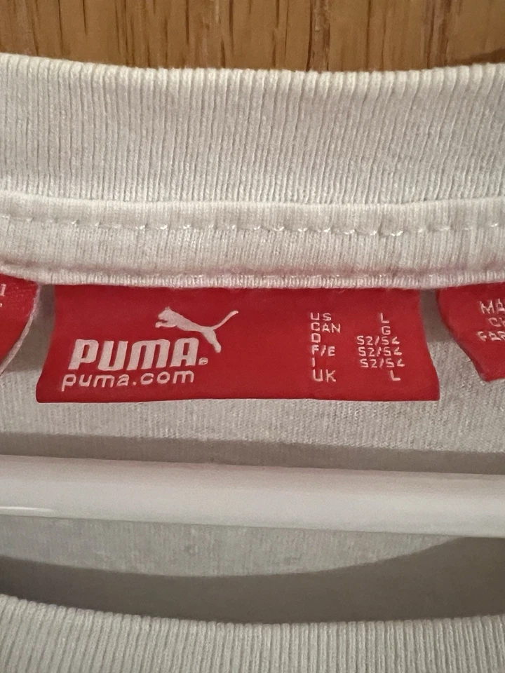 Camiseta vintage 2007 Kimi Raikkonen Puma Ferrari F1 Drivers - Talla L Foto 4 de 4