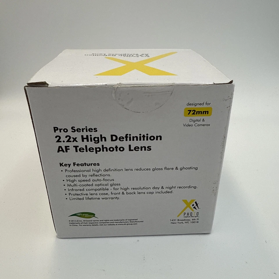 2.2X Telephoto Lens Compatible with Canon, Nikon, Olympus, Pentax, Sony, Sigma - Image 3 of 4